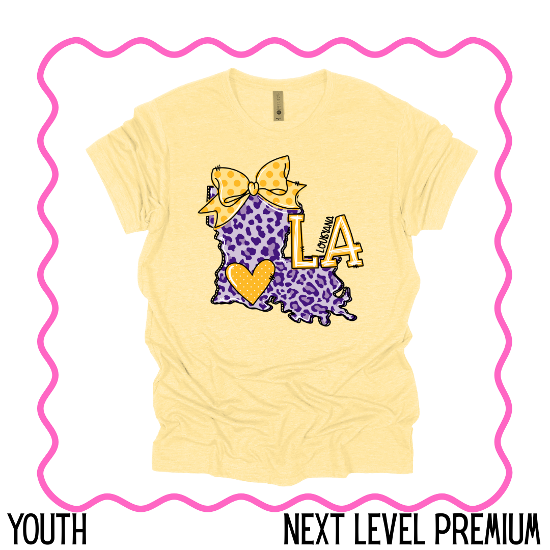 YOUTH NL Yellow LA Tee