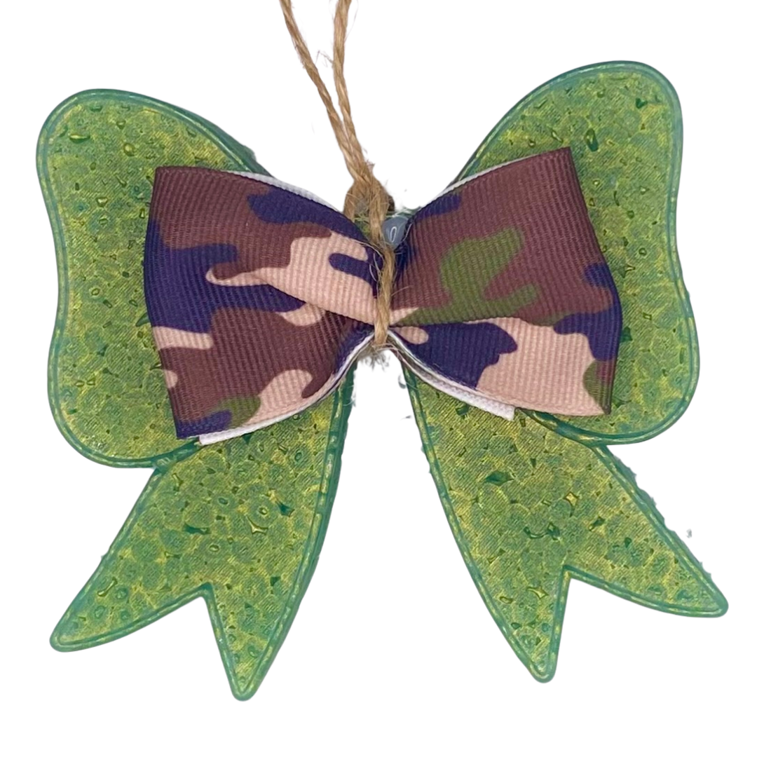 Camo Bow on Bow Freshie