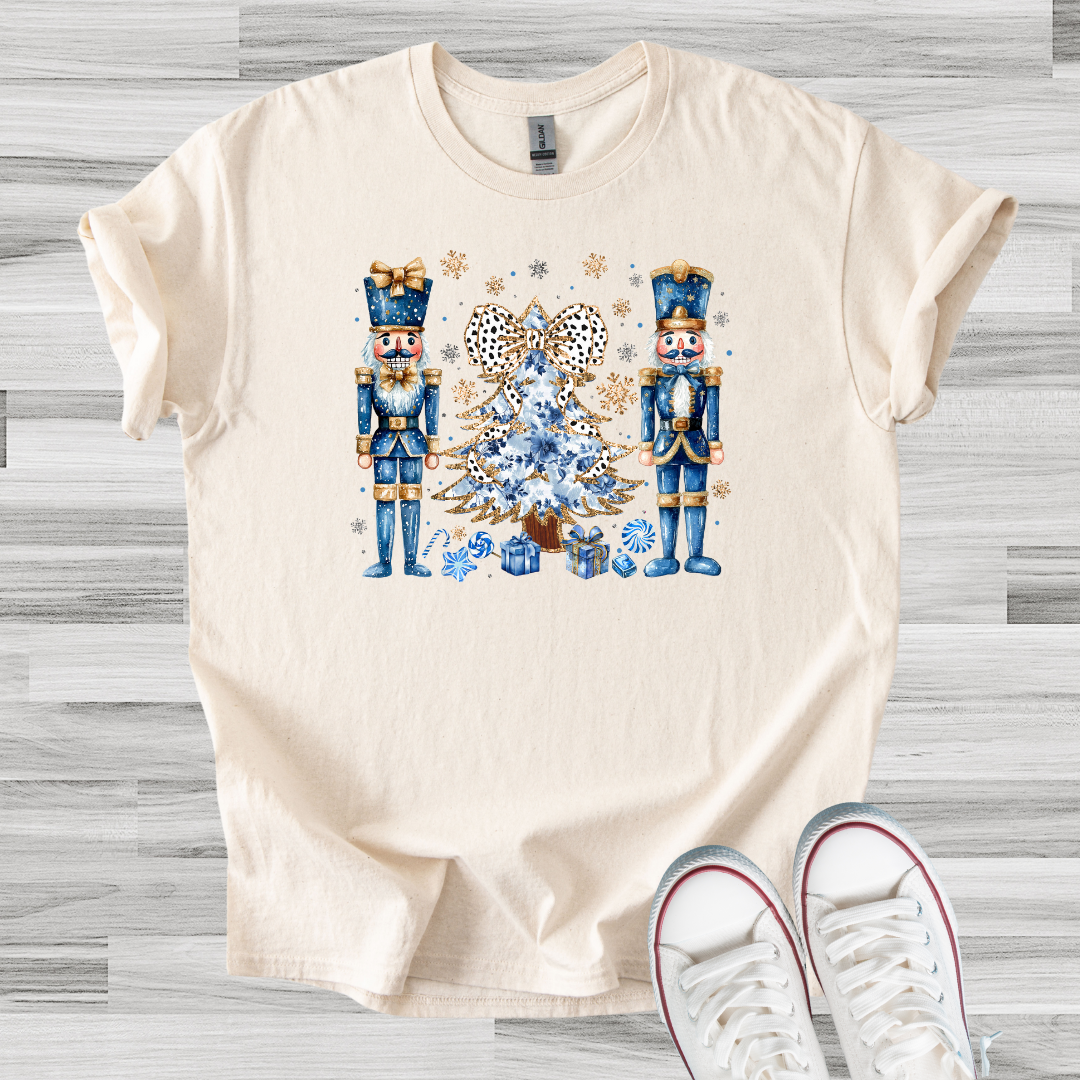 Blue Christmas Nutcracker Tee