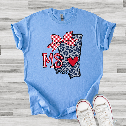 Blue MS Tee
