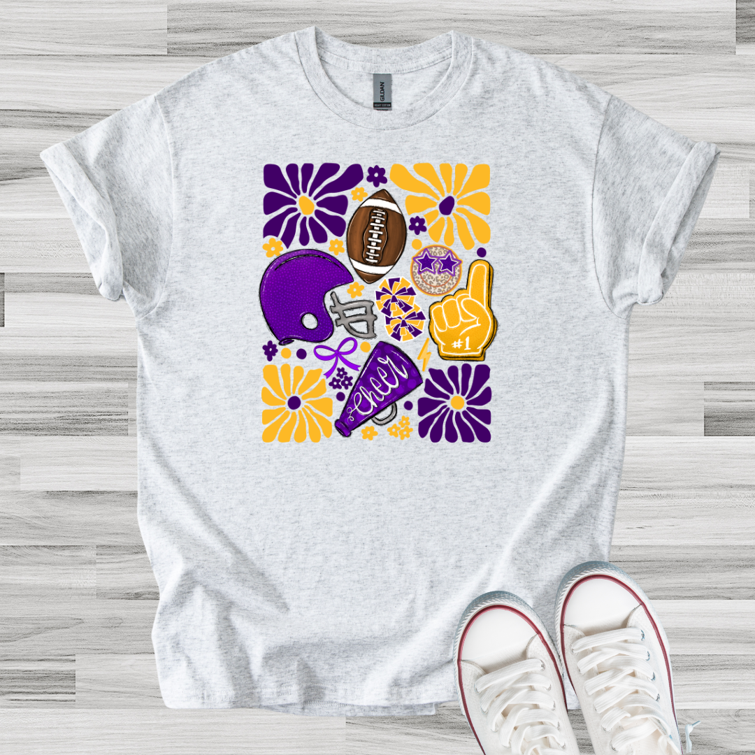 Boho FB Purple & Gold