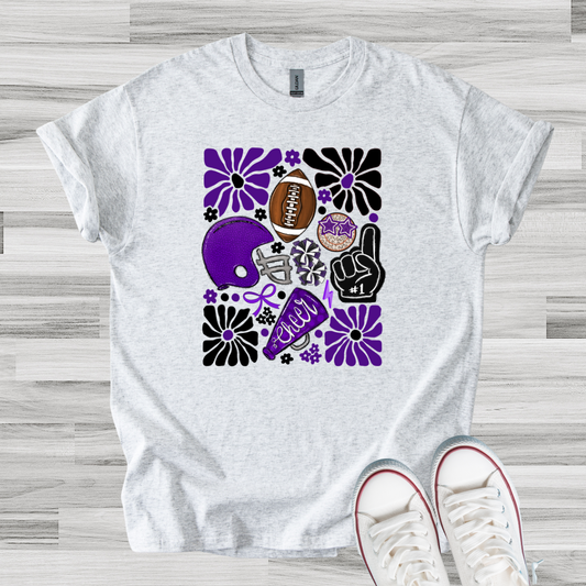 Boho FB Purple Tee