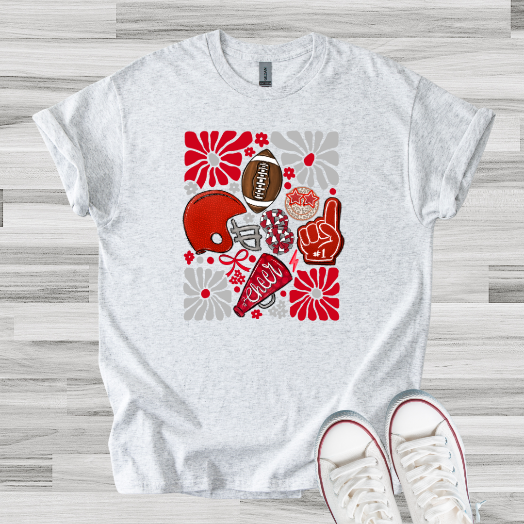 Boho FB Red Tee