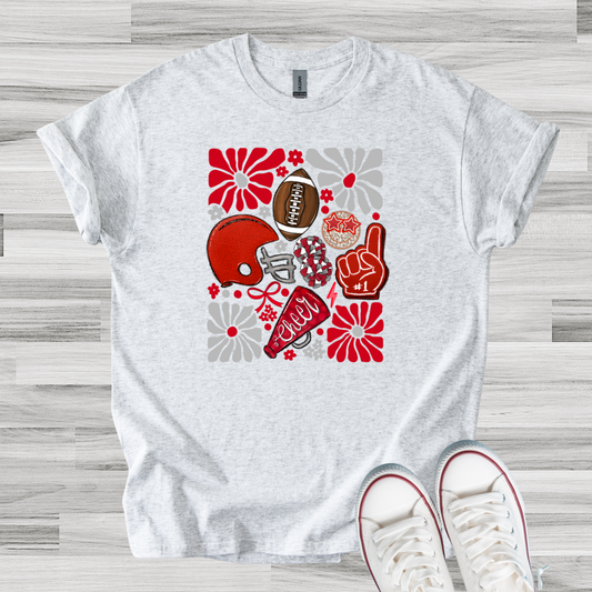 Boho FB Red Tee
