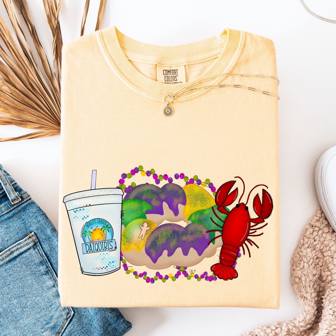 CC Daiquiri King Cake Crawfish Tee