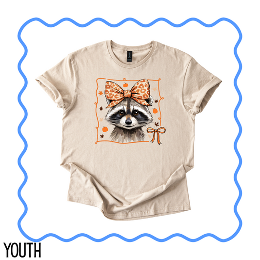 YOUTH Fall Raccoon Tee