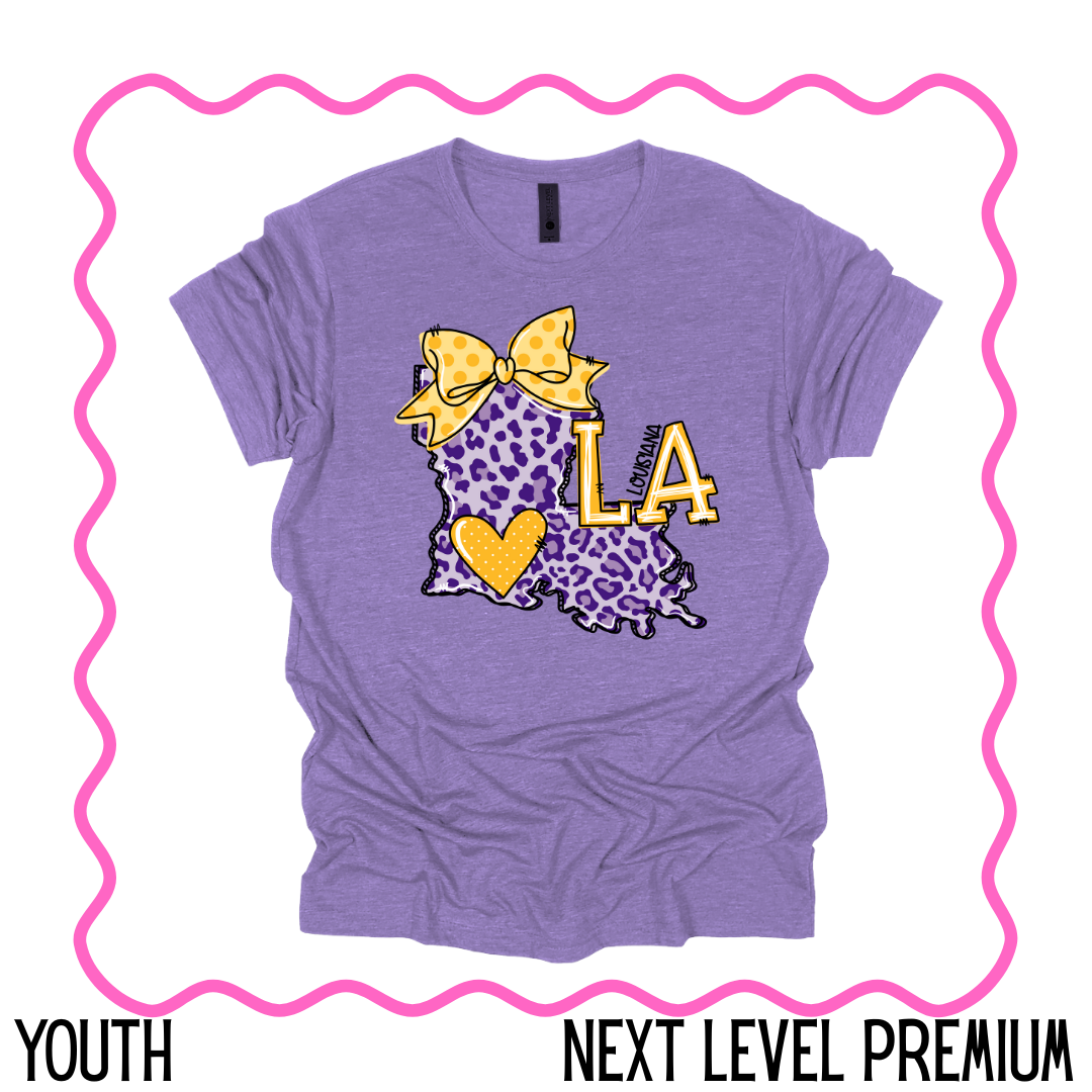 YOUTH NL Purple LA Tee