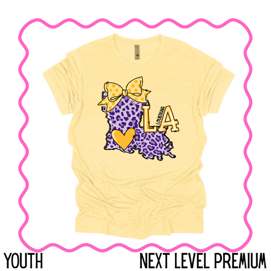 YOUTH NL Yellow LA Tee