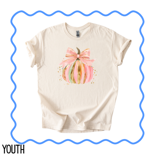 YOUTH Pink Pumpkin Tee