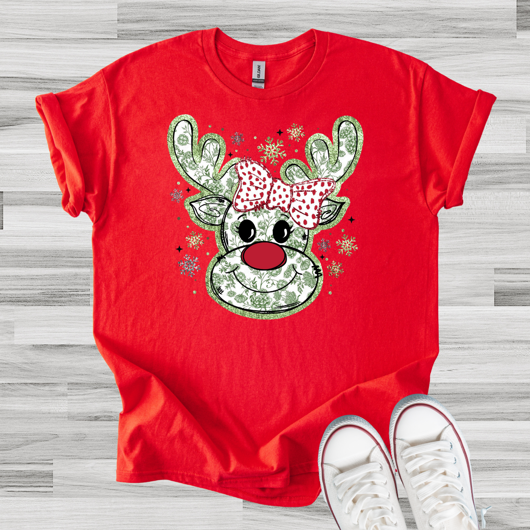 Preppy Reindeer Tee