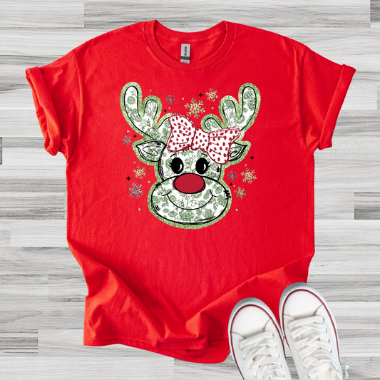 Preppy Reindeer Tee