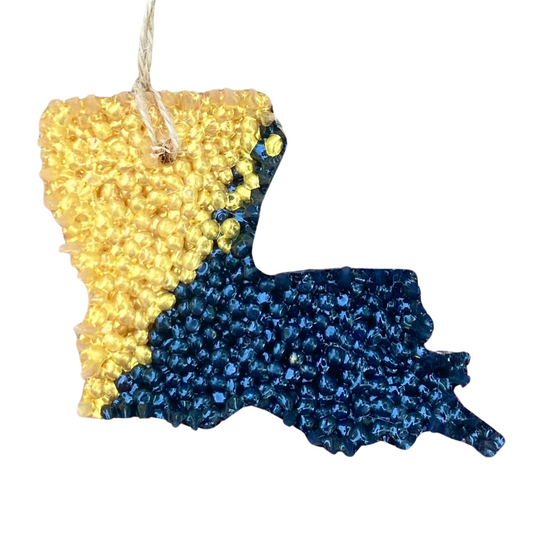 Black & Gold Louisiana Freshie