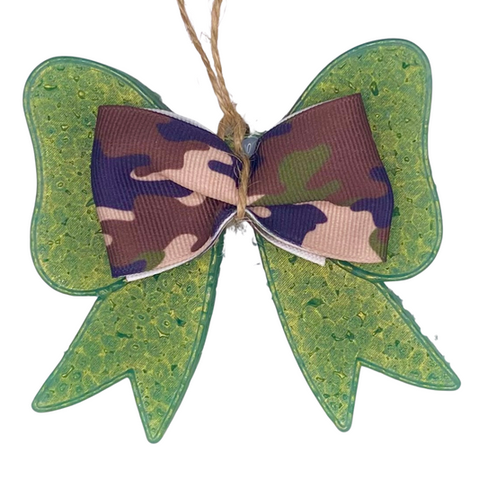 Camo Bow on Bow Freshie