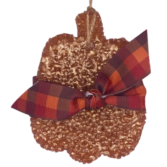 Fall Plaid Cute Pumpkin Freshie