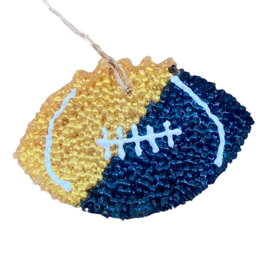 Black & Gold Football Freshie