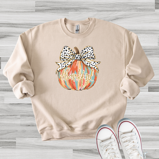 Watercolor Thankful Pumpkin